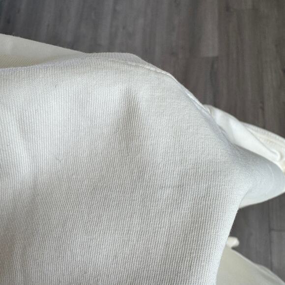 J.Crew Classic-Fit Meow Graphic T-shirt WMNS XS Cream Red Short Sleeve Crew Neck - Picture 5 of 8